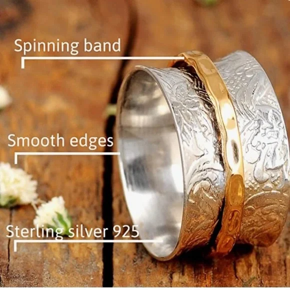 Sterling Fidget Ring - Picture 4 of 5